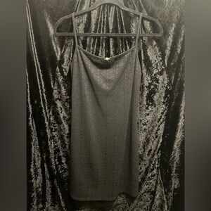 90s Style Grunge Black Dress